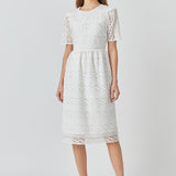 Lace Midi Dress