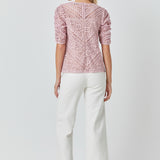 Embroidered Lace Top