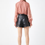 Polka Dot Chiffon Blouse