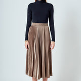 Sunburst Pleated Skirt