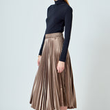 Sunburst Pleated Skirt