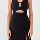 Cutout Halter Dress