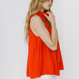 Smocked Yoke Halter Top