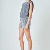 Sequin Embellished Top