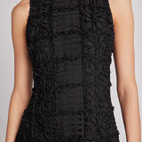 Textured Sleeveless Maxi Dress