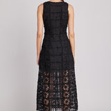 Textured Sleeveless Maxi Dress