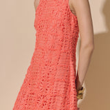 Iris Textured Sleeveless Maxi Dress