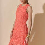 Iris Textured Sleeveless Maxi Dress