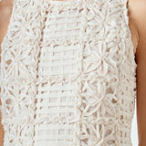 Textured Sleeveless Maxi Dress