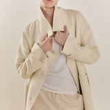 Handmade Blend Belted Maxi Coat