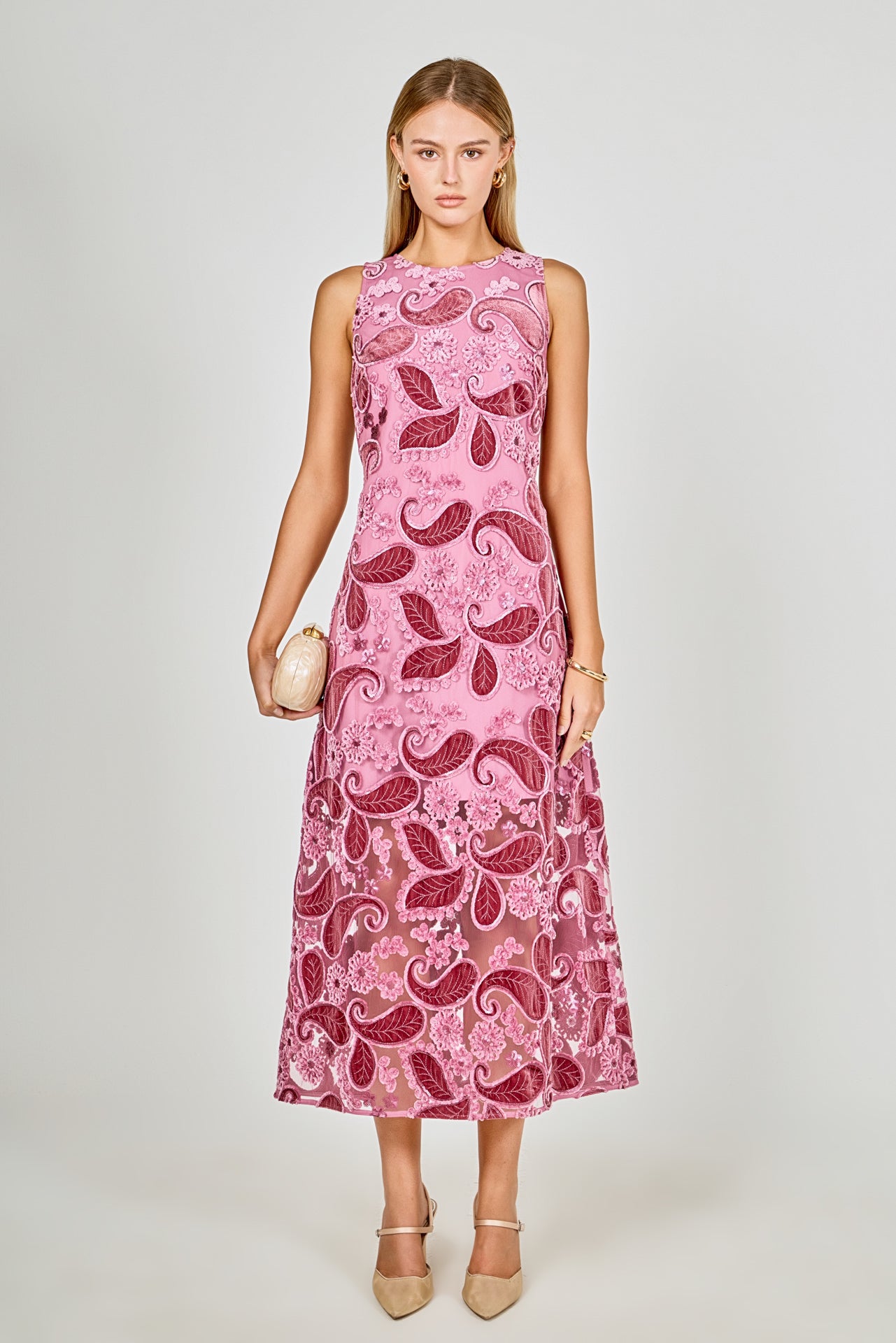 Lace Cami Midi Dress Lace Cami Midi Dress