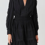 Lace Trim Mini Dress - Final Sale