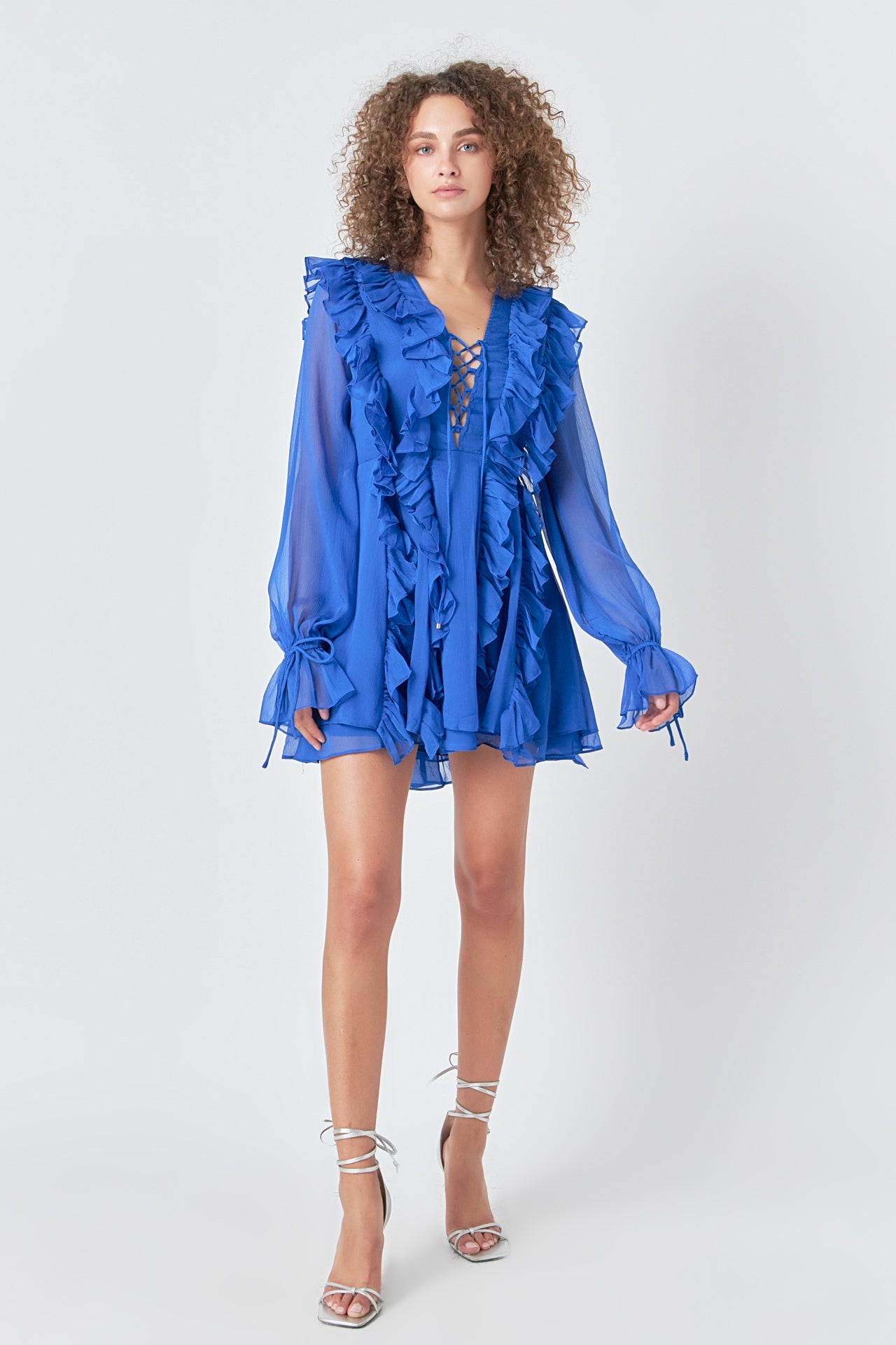 flowy ruffle dress maxi with sleeves and wide skirt and more! Evalyn Tiered Ruffle Maxi Dress