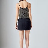 Pearl Embellished Cami Top