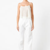 Pearl Embellished Cami Top