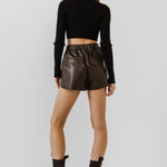 GREY LAB-Cropped Long Sleeve Sweater-SWEATERS & KNITS available at Objectrare