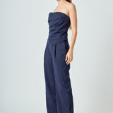 High Waisted Wide Trousers