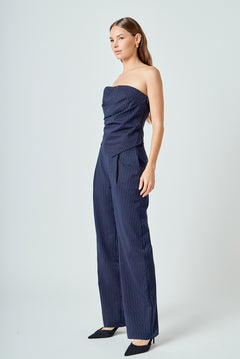 High Waisted Wide Trousers