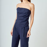 High Waisted Wide Trousers