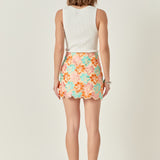 Rhinestone Lace Skirt