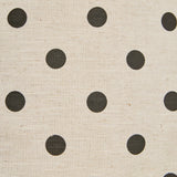 Polka Dot Linen Strapless Midi Dress