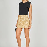 Sequins and Beading Mesh Skirt