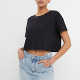 Cropped Basic T-Shirt