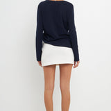 Classic Long Sleeve V Neck Tee