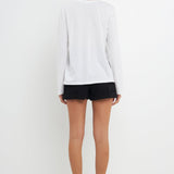 Classic Long Sleeve V Neck Tee