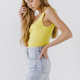 Square Neck Knit Tank