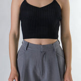 Knit Cami Crop Top