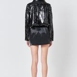 Satin Mini Skirt
