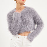 Long Sleeve Cropped Sweater