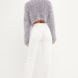 Long Sleeve Cropped Sweater