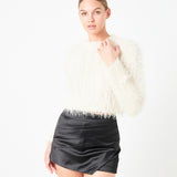 Long Sleeve Cropped Sweater