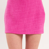Tweed H-Line Mini Skirt