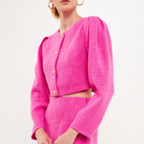 Tweed H-Line Mini Skirt