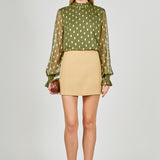 Tweed H-Line Mini Skirt