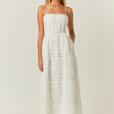 Combination Lace Maxi Dress