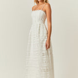 Combination Lace Maxi Dress