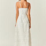 Combination Lace Maxi Dress