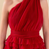 Tiered Tulle Mini Dress
