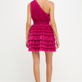 Tiered Tulle Mini Dress