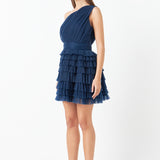 Tiered Tulle Mini Dress