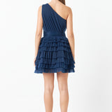 Tiered Tulle Mini Dress