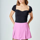 High-Waisted Skort