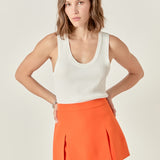 High-Waisted Skort