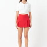 High-Waisted Skort