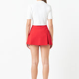 High-Waisted Skort