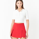 High-Waisted Skort